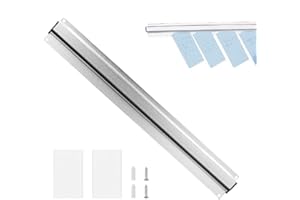 DURANTEY Bonhalter Gastronomie 35CM Bonleiste Gastronomie Wandmontage Bonleiste Aluminiumlegierung Bonhalter Mit Schrauben Bon Halterung Gastro Selbstklebend Zettelhalter für Hold Orders