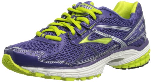 Brooks Womens Adrenaline GTS 13 W Running Shoes 1201231B863 Deep Wisteria/Lime/Silver/White/Black/Lunar Rock 3.5 UK, 36 EU, 5.5 US