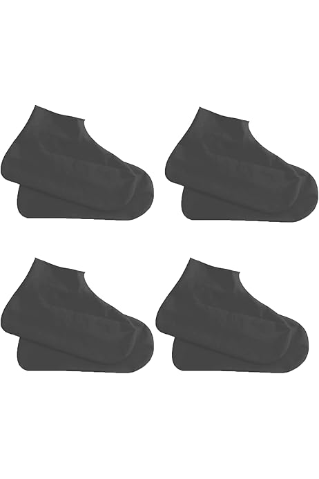 Copriscarpe Impermeabili Per Ciclismo E Moto - Nero, Oxford PVC, Antiscivolo, Unisex