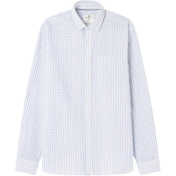 Camicia Uomo Springfield Daily Refresh Estructura MAO - Maniche Lunghe, Collo Alla Coreana - 2