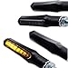 Produktbild 4 x LED Motorrad Mimi Blinker Shark X1 schwarz smoke getönt vorne hinten BWM Harley Honda Suzuki Yamaha Kawasaki 2 Paar