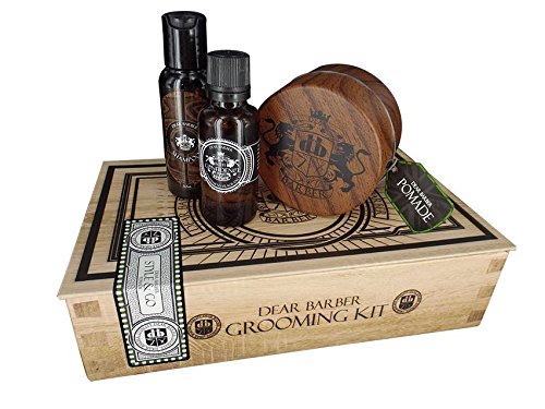 Dear Barber Men's Hair Collection Style & Go Pomade Gift Set