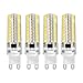 Produktbild TOOGOO(R) 4x 5.5W G9 LED-Birnen 72 2835 SMD LED, 36W Halogenbirnen Equivalent 320lm nicht dimmbaren reines Weiss 6000K 360 Grad Abstrahlwinkel Silikon-Scheinwerfer-Birnen