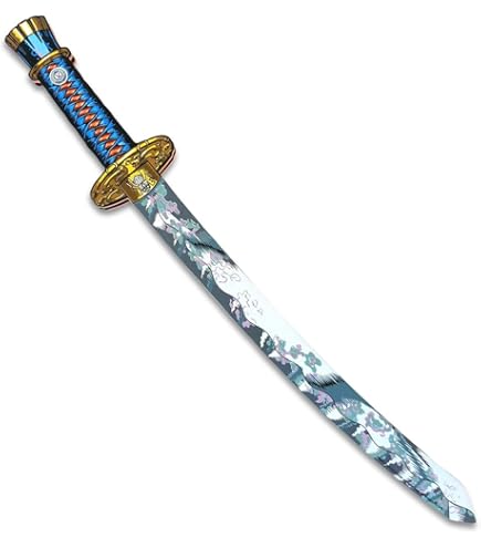 Udekit Anime Ninja Bamboe Katana – 104 cm Zwaard met Riem en Houder, Perfect voor Halloween, Themafeesten, Carnaval & Cosplay
