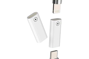 ZOYUZAN Adaptador USB C a lápiz de 1ª generación (2 unidades) Type-c hembra cable de carga hembra hembra de 1ª generación para Apple MFI Certified para iPad Connector Cable adaptador de carga