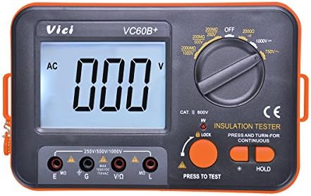 KOLSOL Vici Digital Insulation Resistance Tester VC60B+ Megger MegOhm Meter