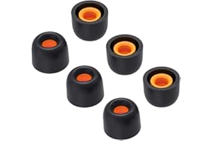 TENNMAK 3 pary końcówek dousznych z pianki z pamięcią do Sony WF-1000XM4 Wymienne końcówki douszne Earpad & WF WI XBA Series WF-SP900 WF-XB700 WI-1000X, pasują do etui ładującego w rozmiarze S (małe)
