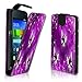 Produktbild Vertikal Flip Style Handy Tasche Case Schutz Hülle Schale Motiv Etui Karte Halter für HTC Desire 500 - Vertikal Design VMVD367
