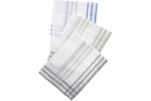 undercover lingerie 5 or 10 pack Mens Walter Grange Handkerchiefs Hankies White or Striped Edge