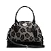 Produktbild Coach New Authentic Leopard Small Mini Domed Black Multicolor Ocelot Satchel Crossbody Bag