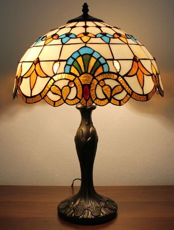 Price comparison product image Classic Floyd 12inch Tiffany Table Lamp