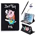 Produktbild iPad Mini 1 2 3 Hülle, Niedlich Gemalt Premium Leder [TPU innere] Flip Brieftasche Ständer Schutzhülle mit - Kettensäge Schwein