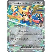 GCC Pokémon: collezione Zacian-ex di Hop (tre carte olografiche, una