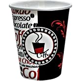 Excodi Cup - [ AYG&Uuml;N CUP ] 8 oz Karton Bardak - 250 ml - 160 Adet Kaliteli Otomat Bardağı, Sızdırmaz (kırmızı)