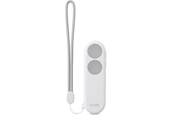 Descubre el nuevo Amazon Kindle Click: mando con Bluetooth para pasar páginas en dispositivos Kindle (modelos de 2024 y posteriores), con control del brillo y recargable por USB-C