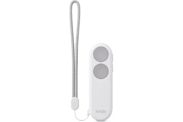 Descubre el nuevo Amazon Kindle Click: mando con Bluetooth para pasar páginas en dispositivos Kindle (modelos de 2024 y posteriores), con control del brillo y recargable por USB-C