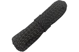 Legnowit 2mm Reflective Guyline Camping Paracord, Ultralight Thin Cord Rope for Tarp Rain Fly Tent Camping, 20m (Black)