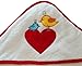 Luxury Organic Cotton Hooded Bath Towel for Baby & Toddler; Large, Thick, Super Soft, Double Sided Terry & Hypoallergenic - an Ideal Gift by Contented Infant