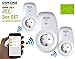 Produktbild Wifi Steckdose inkl. iPhone und Android App DRH-303-REV. 3 mit VERBRAUCHSKONTROLLE von GSM-One 3er SPAR-SET