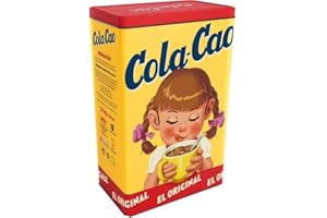 ColaCao, Original, Cacao Soluble Natural sin Aditivos - Lata Edición Vintage edition tin - 1,4kg (Packaging may vary)