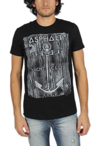 Asphalt Yacht Club - Mens Anchor Wood T-Shirt