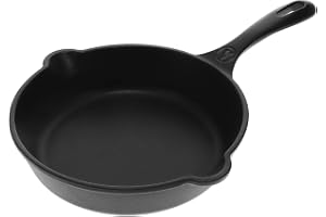 Victoria Seasoned Cast Iron Skillet Pan with Long Handle 8" SKL-208