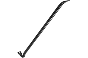 Hardys Hand Tools - Heavy Duty, 36" Treated Carbon Steel Crow Bar, Swan Neck Wrecking Bar with Chisel End, Ideal Tools for Men, Crow Bars for Lifting Floorboards, Removing Nails