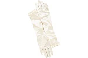 7STYLES® Women's Long Satin Evening Gloves Stretchy 1920s Opera Evening Party Long Mittens Sexy Dance Wedding Prom Gloves