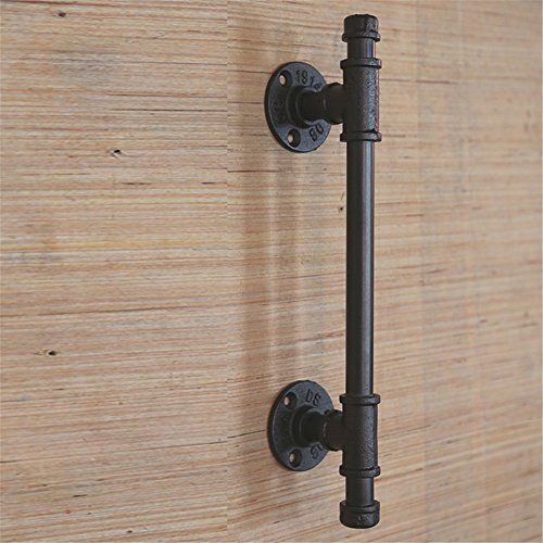 Preisvergleich Produktbild JUN Regal Retro schwarz Industrial Air Türgriff Kleiderschrank Schrank Griff