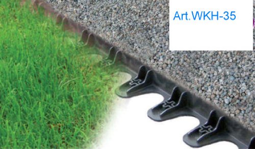 Rasenkante Pflasterkante Rasenbord Baumring 1 m incl. 10 Nägel PP45 - 3