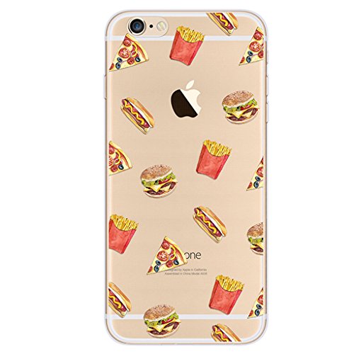 iPhone 6s Funda y Templado Protector de Pantalla  Bestsky Carcasa iPhone 6 Transparente Silicona Dibujos Animados linda de los animales Protectora Bumper Cover Case para Apple iPhone 6 6s