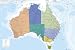 Produktbild 1art1 52989 Weltkarten - Australien Poster 91 x 61 cm