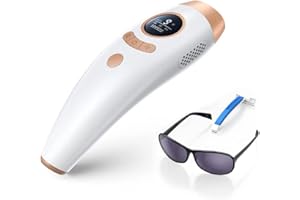 YOICEE 3-in-1 IPL-Laser-Haarentfernungsgerät für Frauen & Männer – Dauerhafte Haarentfernung mit 9 Energieleveln, 999.999 Blitzen, schmerzfrei & effektiv für Gesicht, Körper, Bikinizone, Beine und Achseln