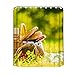 Produktbild CELYCASY reiche Ernte Heimdekoration Duschvorhang, zum Korn Weizen-Grafik Leinwanddruck, wasserdicht Polyester Bad-Duschvorhang mit Standardgröße, Polyester-Mischgewebe, e, 72X72 inches