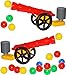 Produktbild alles-meine.de GmbH Set _ 2 Stück - Ballkanone / Kanone - incl. 20 Bälle - wasserfest - für INNEN & AUßEN - z.B. für Bällepool / Ball / Bällebad - Bad - Spielzeugbälle - Kinderbä..