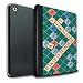 Produktbild STUFF4 PU-Leder Hülle/Case/Brieftasche für Apple iPad 9.7 (2017) tablet / Geduld Tugend Muster / Scrabble Worte Kollektion
