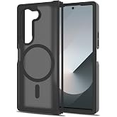 Coverzone Samsung Galaxy Z Fold 6 İle Uyumlu Kılıf M-Safe Şarj &Ouml;zellikli Kamera Korumalı Lunex Kapak Z Fold 6 i&ccedil;in kilif