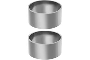 eMagTech 2 Juntas para Tubo de Escape de Motocicleta Silenciador para Tubo de Escape con Diámetro Interior de 55 Mm 60x55x28 Mm Color Gris