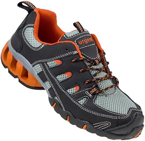 Urgent Men's Leather Steel Toe Work Shoes Safety Shoes Workwear Garden Urgent 215 S1