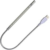 Lampada USB Flessibile Per PC | Luce LED Regolabile Per Tastiera Con Luci Bianche E Gialle - Foto 10