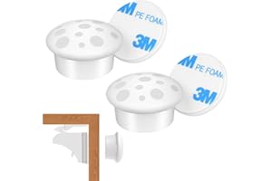 WUSJCOF 2 clés de rechange, super aimant, sans perçage ni vis, Sécurité Bébé, Bloque Porte, Armoires, Verrous Magnétique, Cabinet de sécurité, enfant, bloc porte bebe