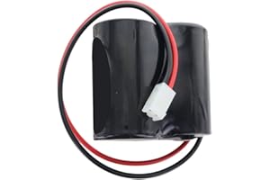 AccuCell Batterie compatible avec Varta 760AB, ABUS FU2986, FU8220, sirène extérieure sans fil, Secvest (veuillez respecter la polarité)