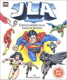 jaquette livre JLA. L'encyclopédie de la Ligue de Justice