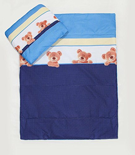 2 Piece Duvet Pillow Set For Crib, Cradle, Pram, Filling Baby Bedding Set - Pattern 9