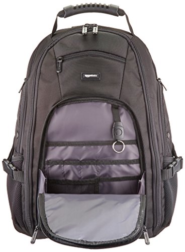 AmazonBasics Adventure Laptop-Rucksack, für Laptops mit bis zu 43 cm (17 Zoll) - 4