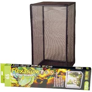 Exo Terra PT2554 Flarium Vollnetz Terrarium 76 x 42 x 76 cm