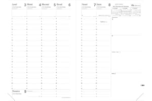Quo Vadis 015009Q Recharge pour agenda semainier 16 x 24 cm