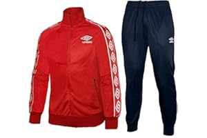 NEWAGE Umbro Tuta ragazzo Full Zip acetata Nuova Collezione Art. 65005