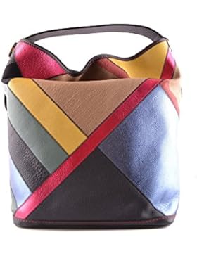 Burberry Damen MCBI056250O Multicolour Leder Schultertasche