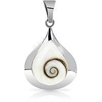 Pendentif Cœur En Argent 925 Avec œil De Sainte-Lucie – Bijou Fin, Livré Dans Un écrin Luxe